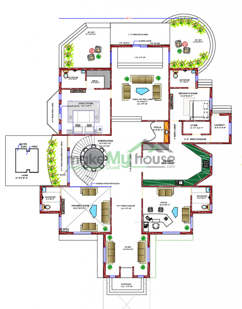 indian house plans elevation