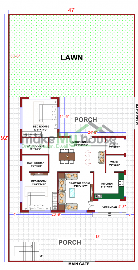 makan ka elevation design