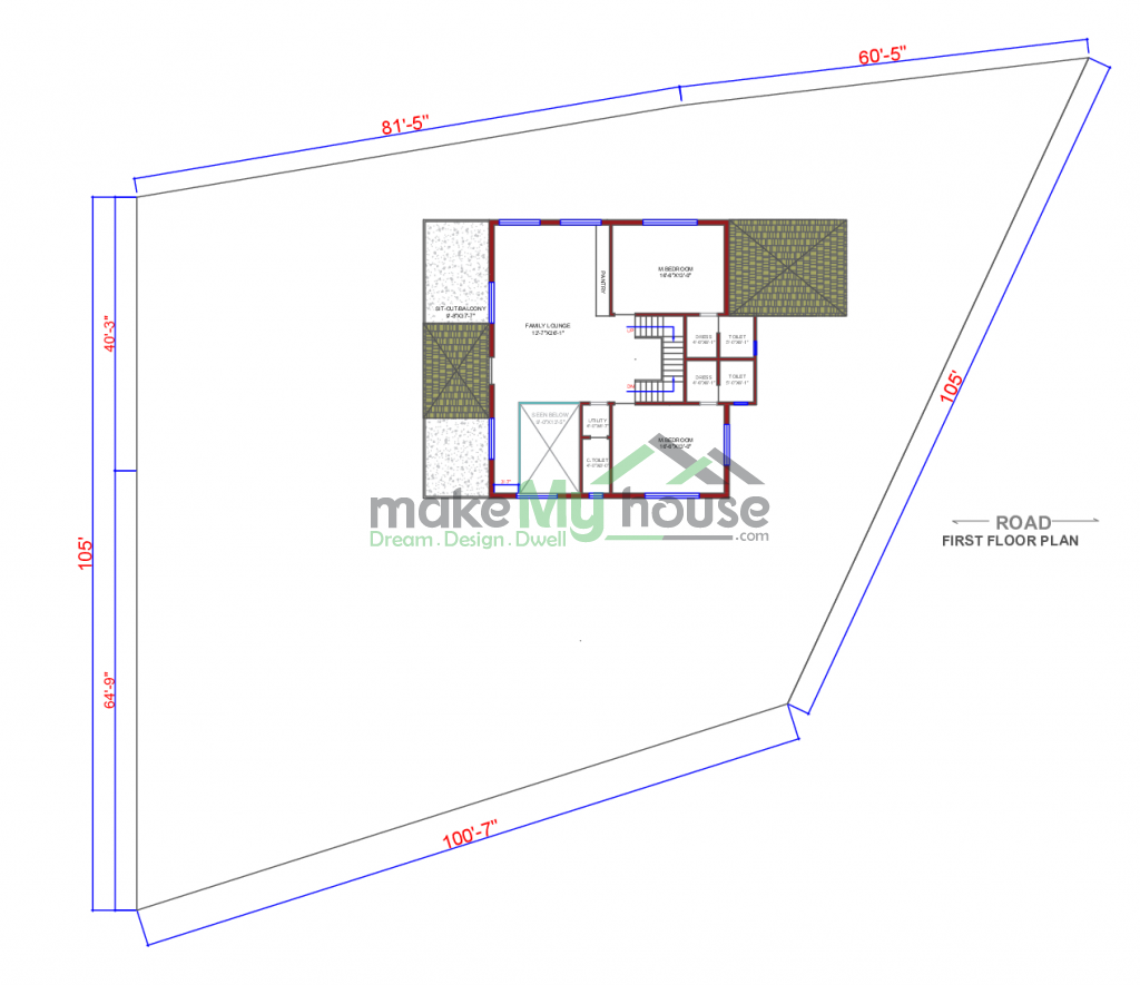 105x100 Floor Plan