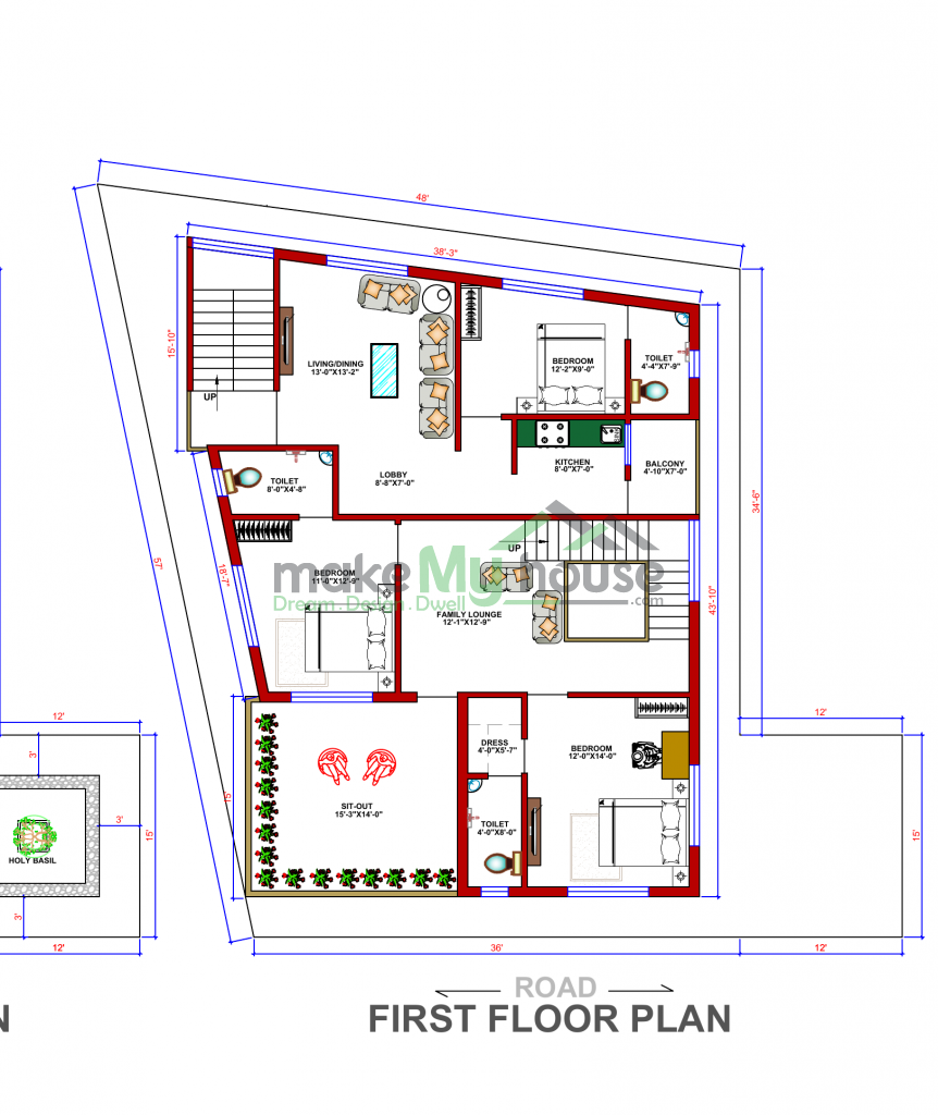 elevation design double floor