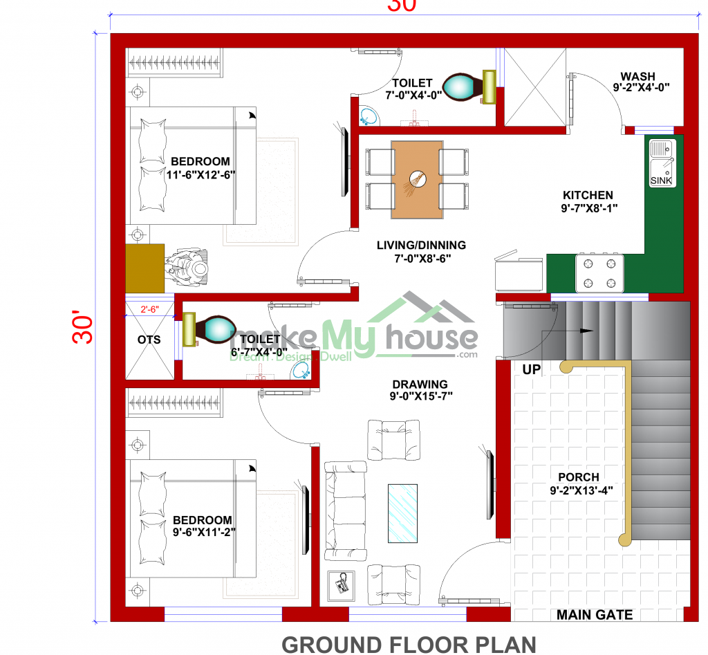 plan of indian house