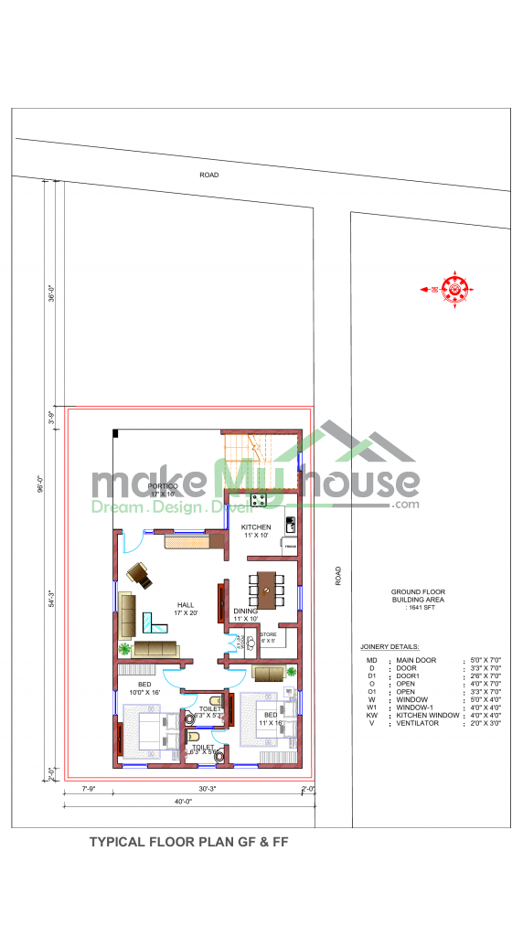 architecture drawing house plan