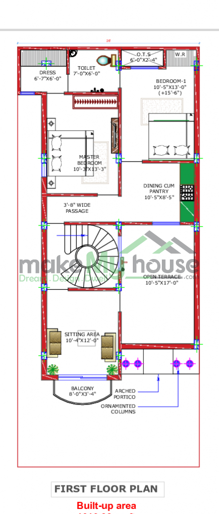 modern house floor plan