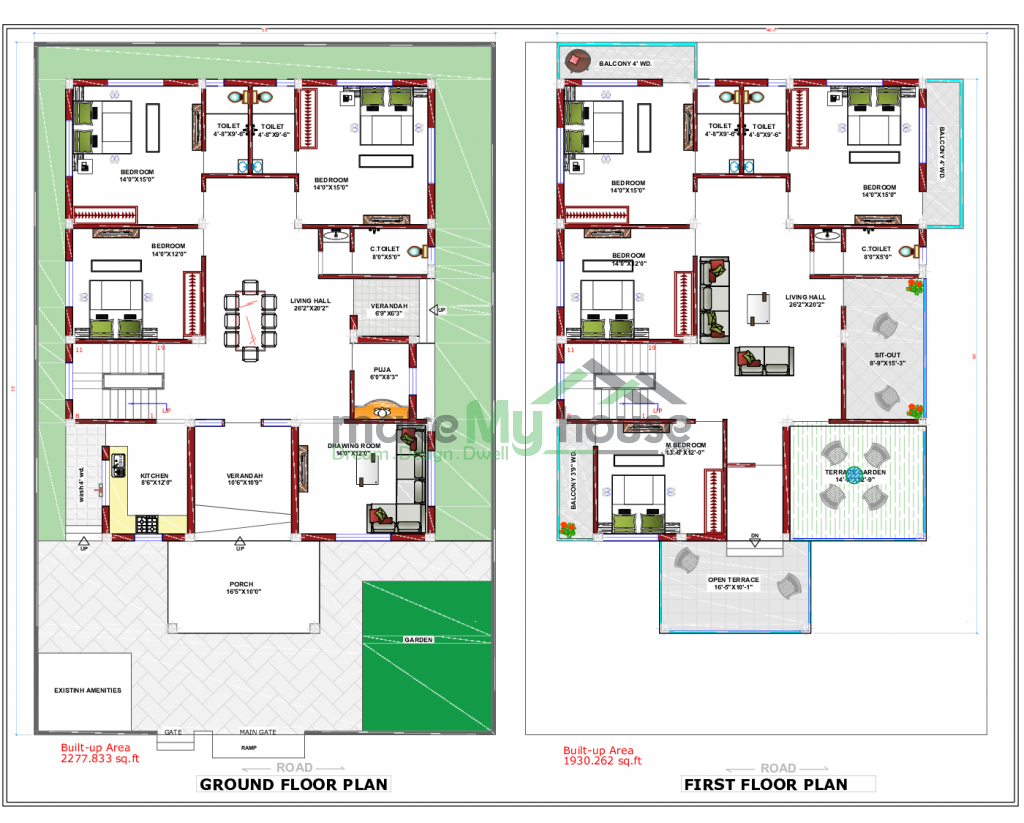 elevation tiles design for home