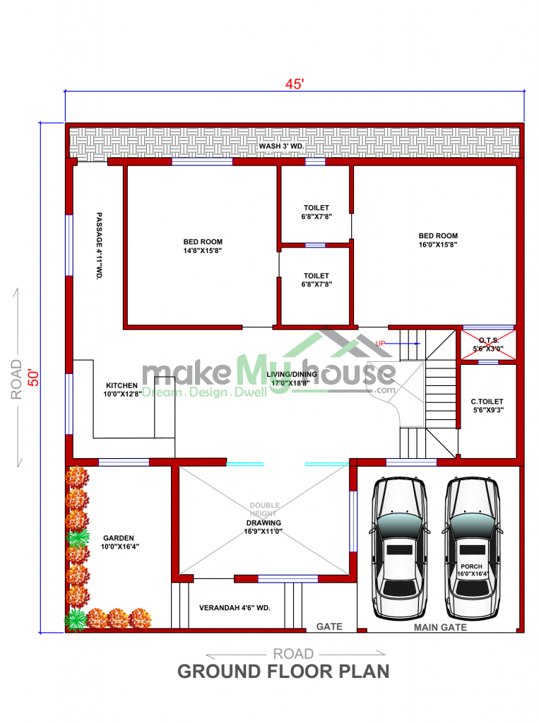 G+1 house design