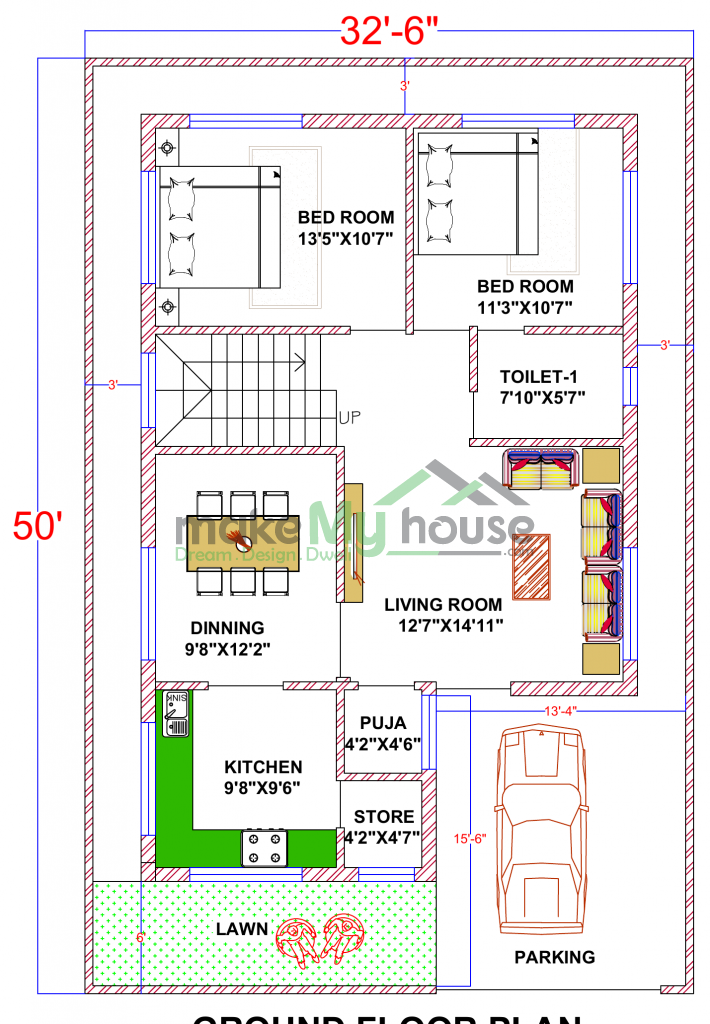 elevation design double floor