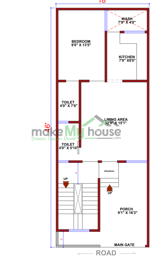 18x40 Floor Plan