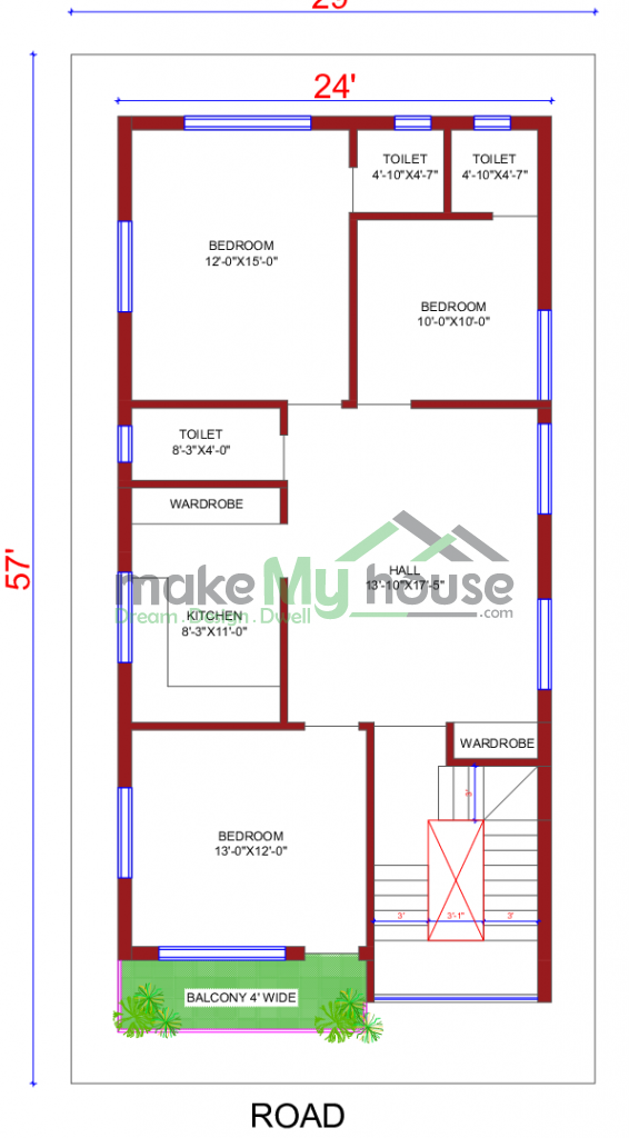 plan of indian house