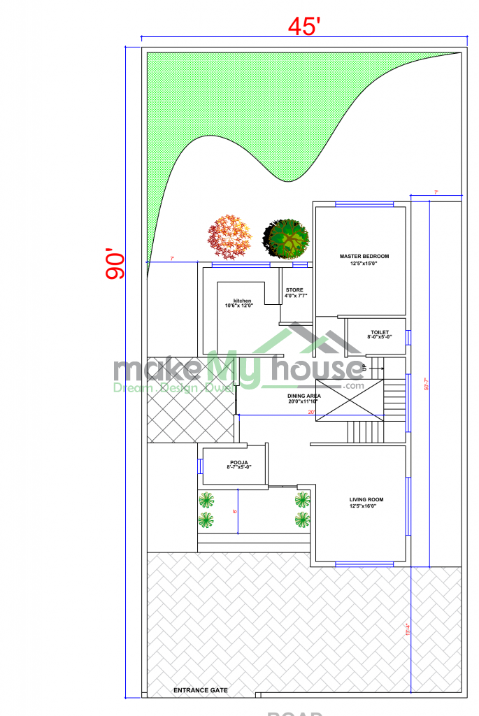 elevation design double floor