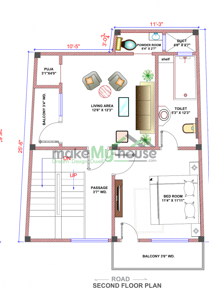 Triplex Floor plan 