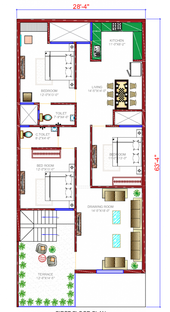 2 storey house plan