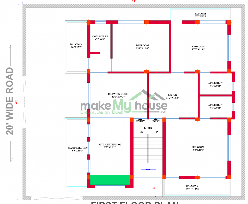 second floor house design