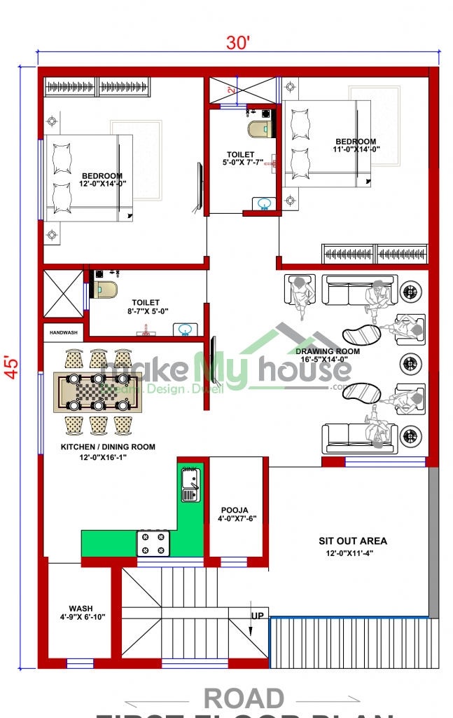 architecture drawing house plan