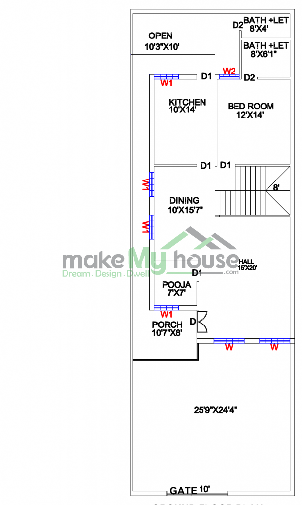 2 floor layout plan