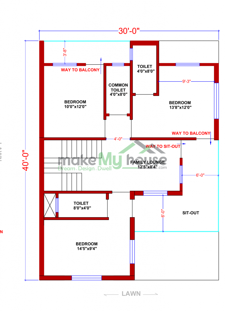 architecture drawing house plan