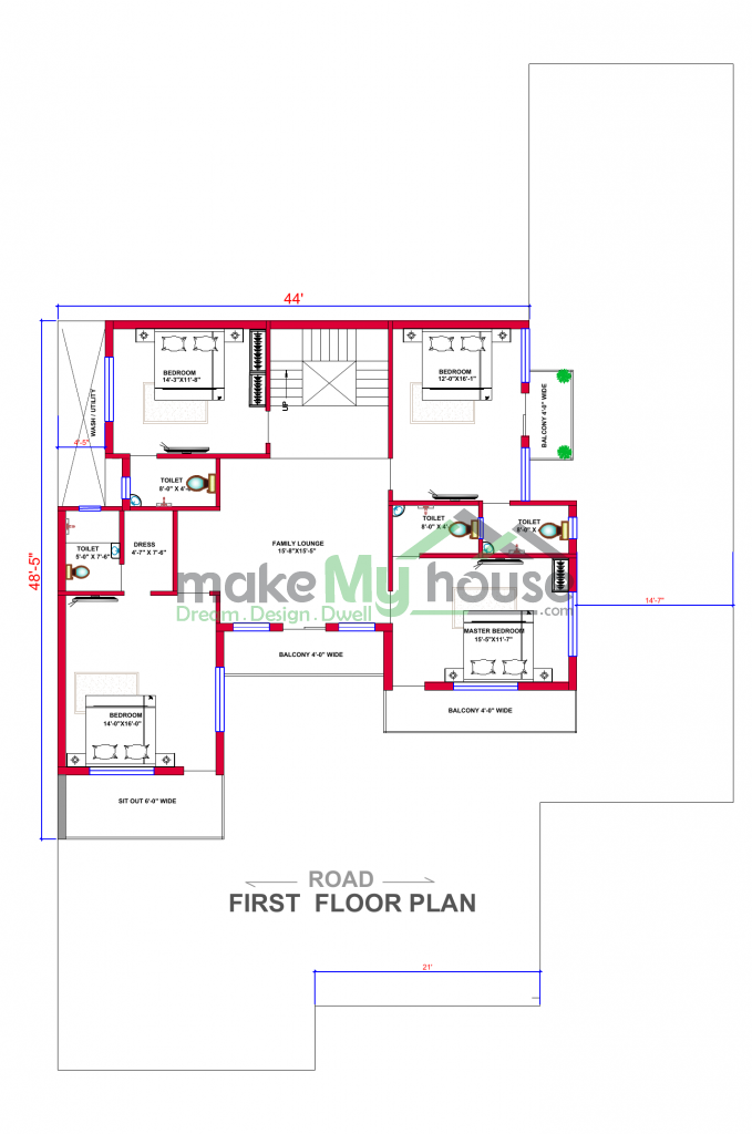 architecture drawing house plan