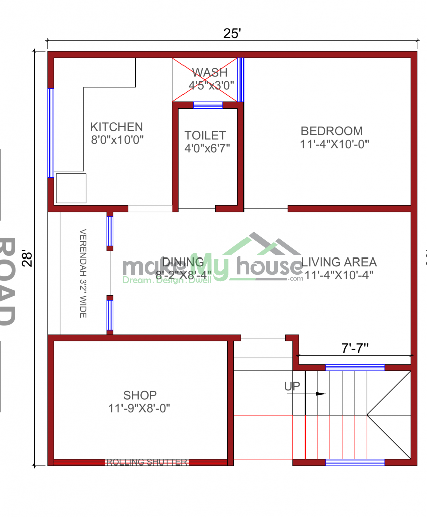 makan ka elevation design