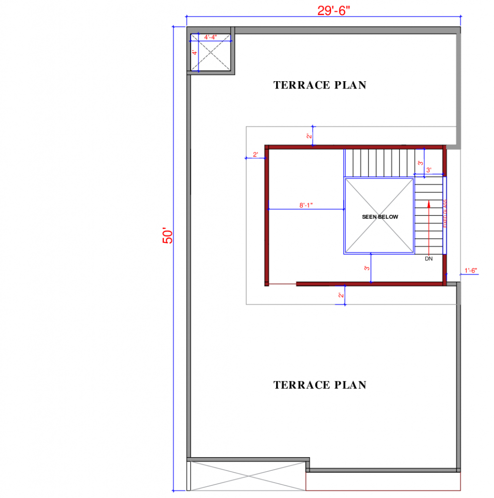 3 floors building elevation design