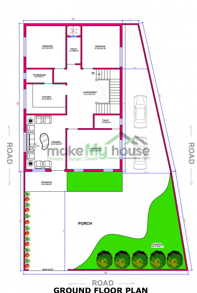 architecture drawing house plan