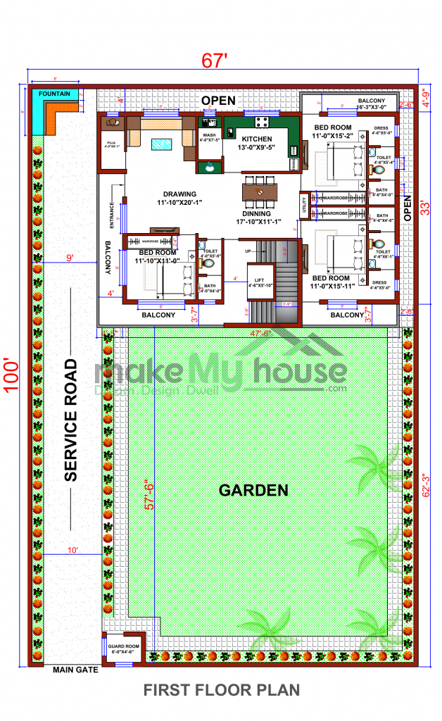 makan ka elevation design