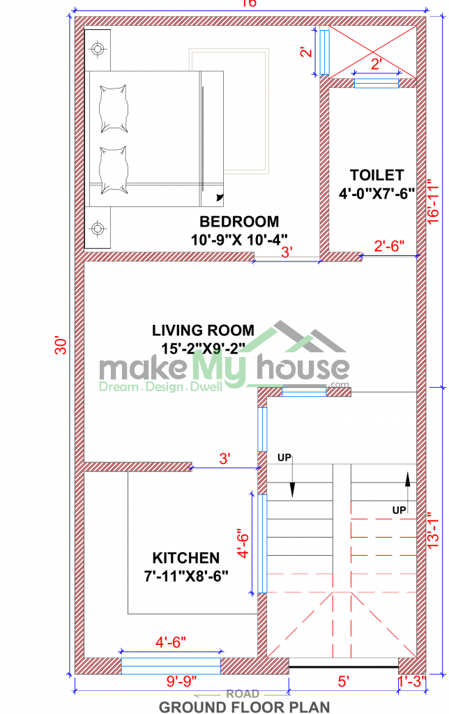 G+1 house design