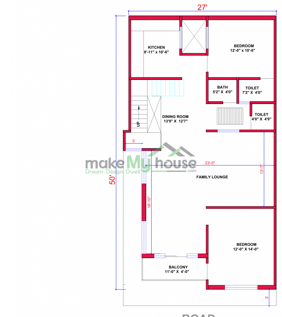 elevation design double floor