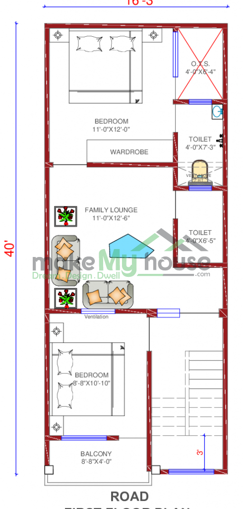 Duplex Floor Plan