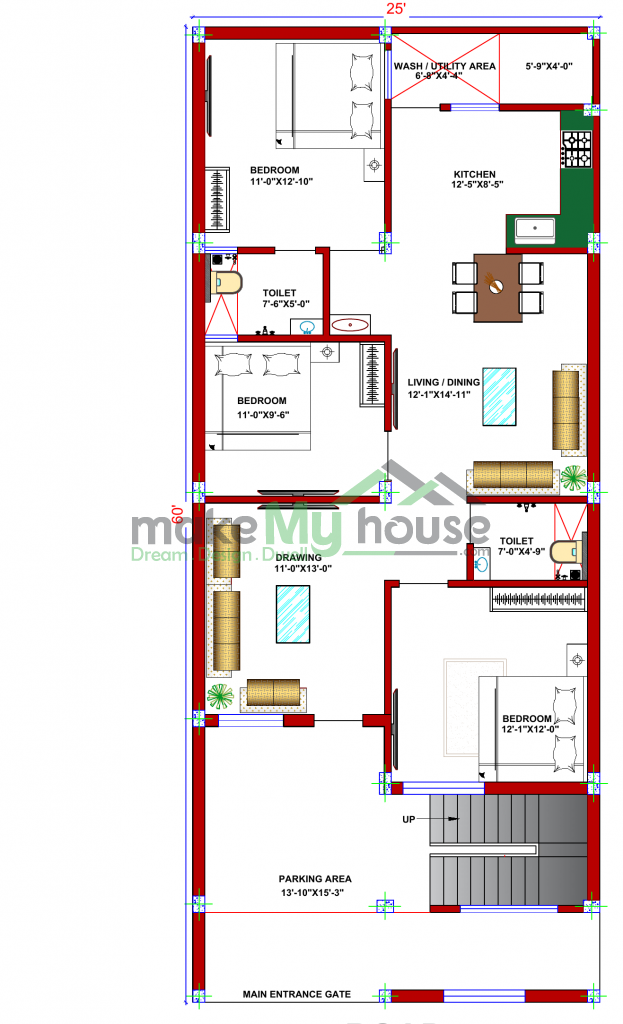 architecture drawing house plan