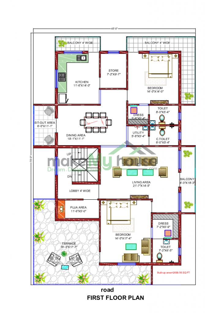  Duplex 3d Elevation