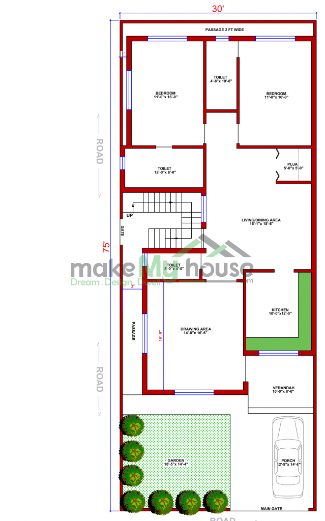 architecture drawing house plan