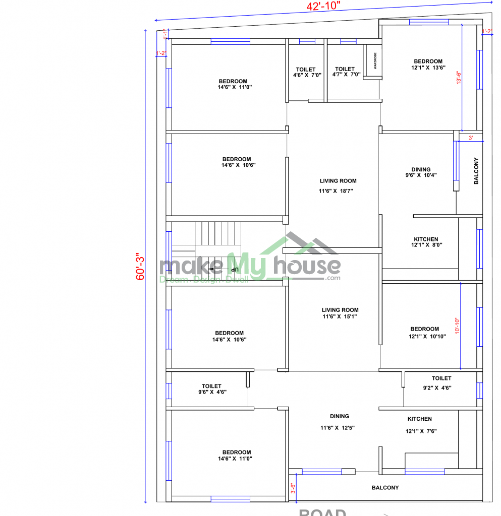 elevation design double floor