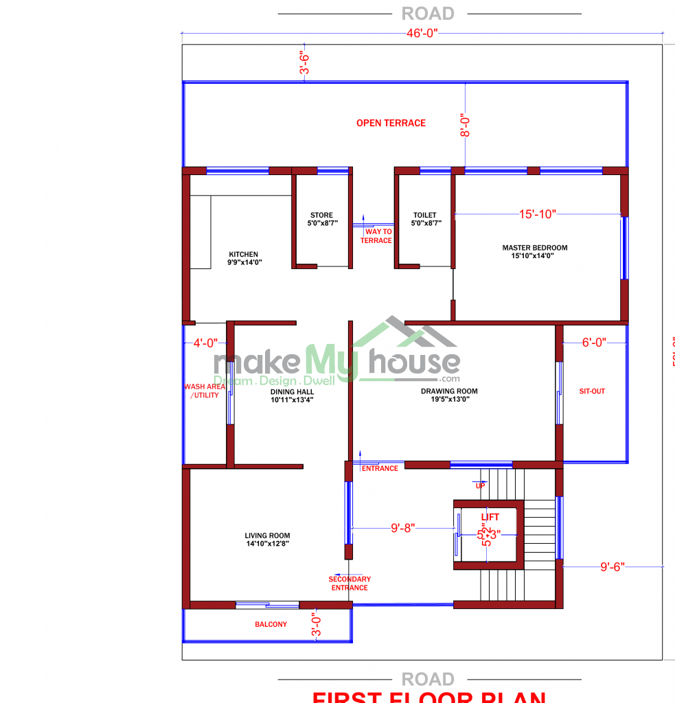 architecture drawing house plan