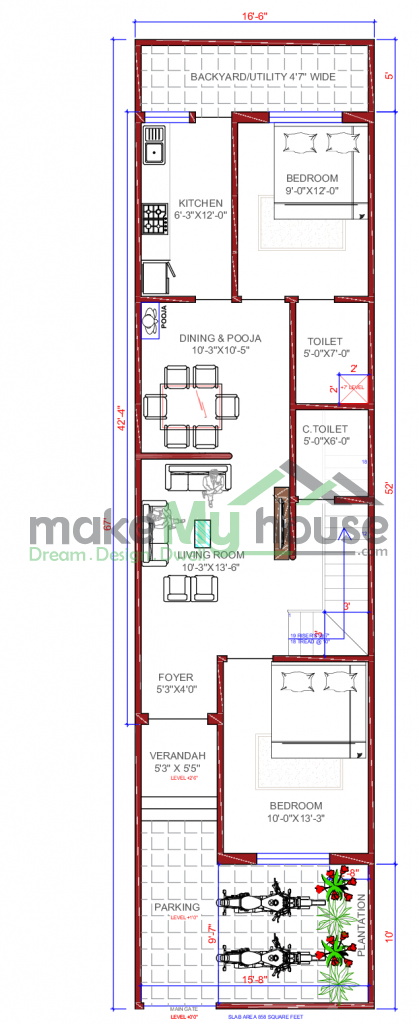 simplex house plan