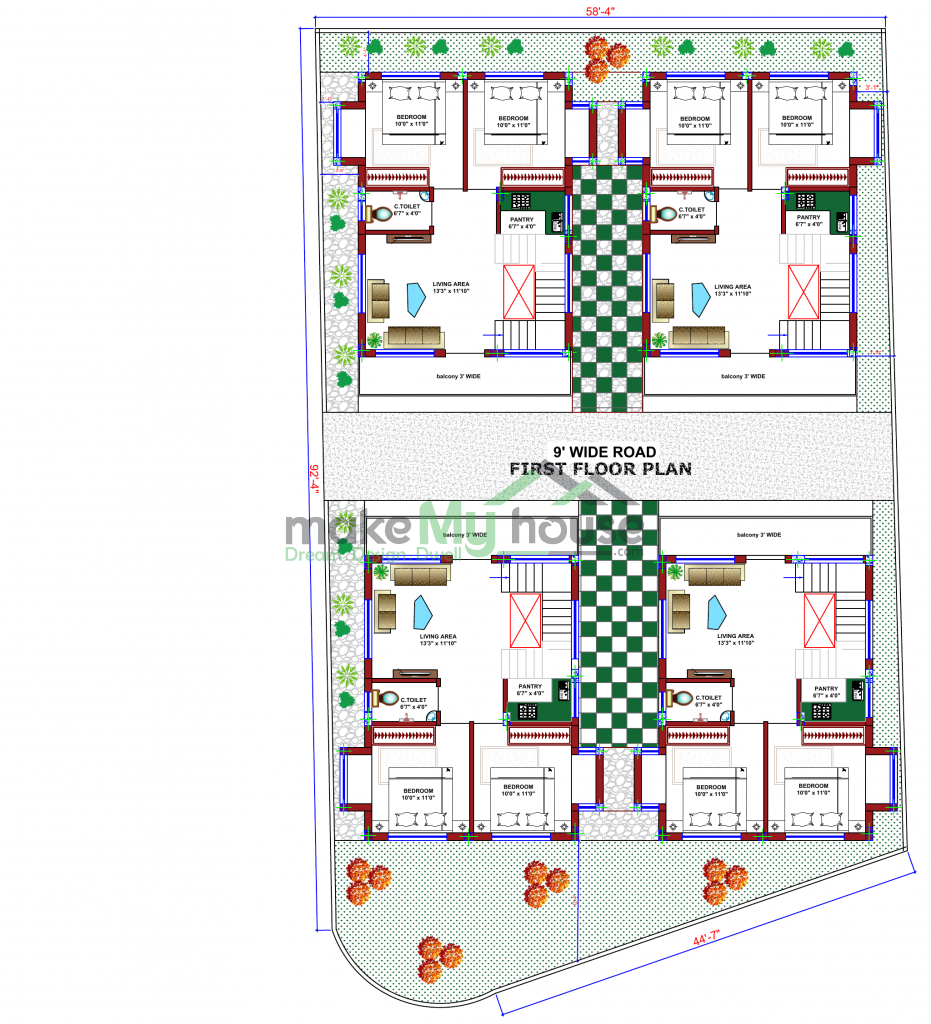 58x92 Floor Plan