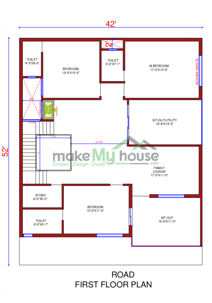 2 storey house layout plan