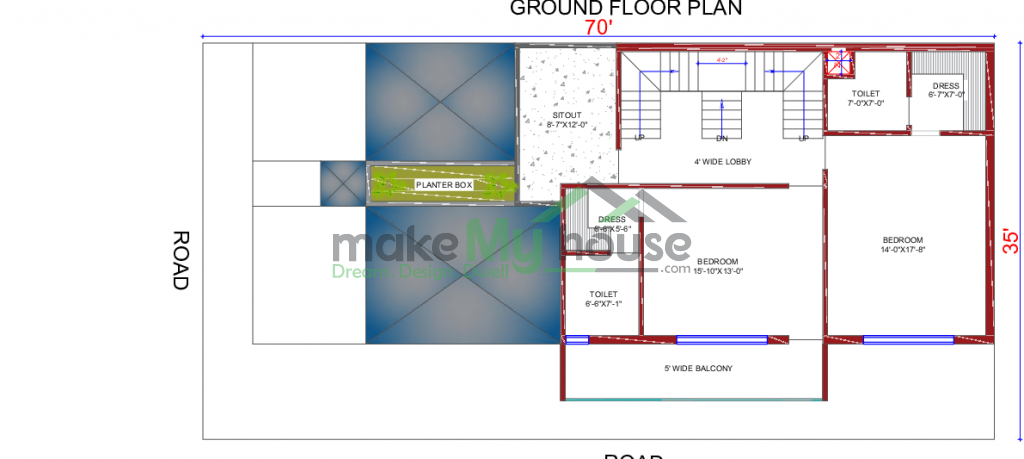 Duplex house elevation designs