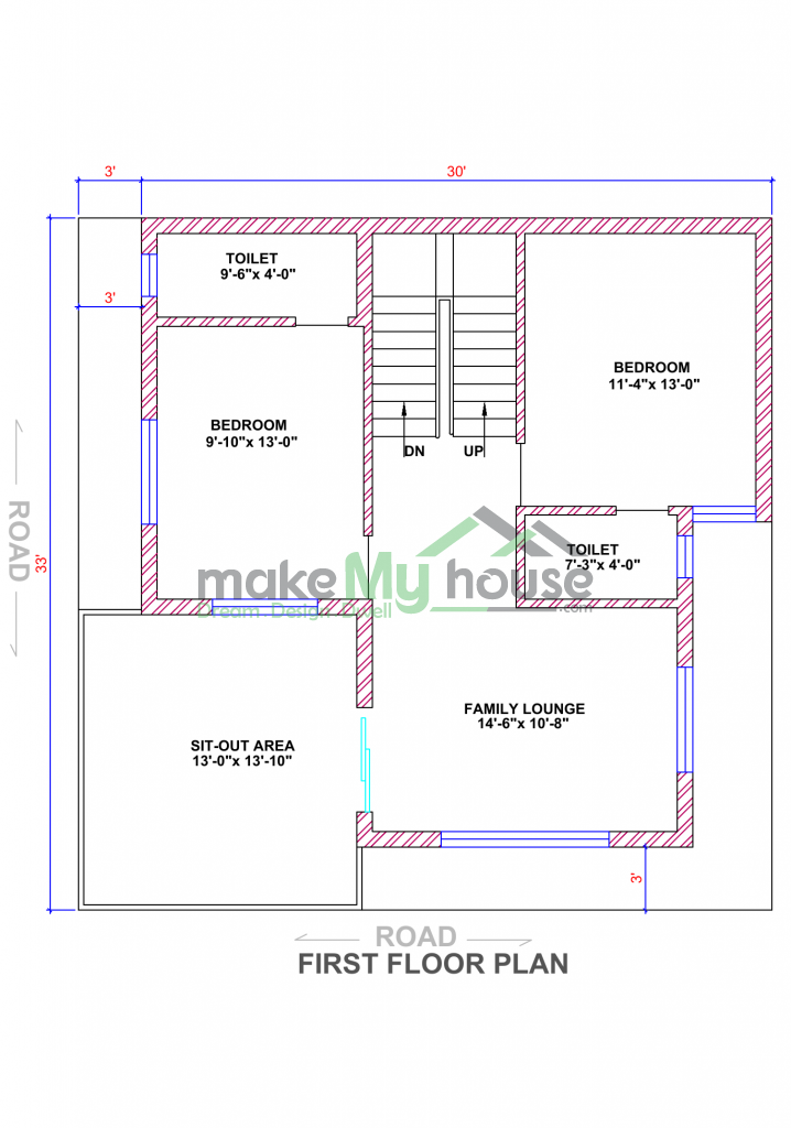 G+1 house design