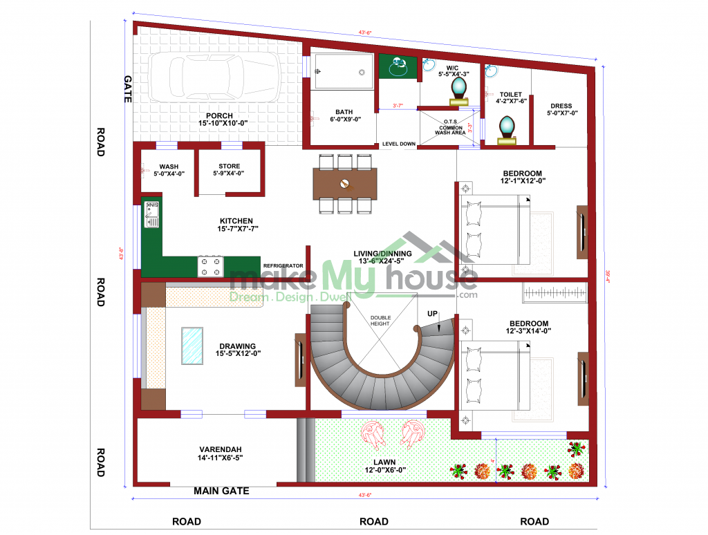 modern house plans india