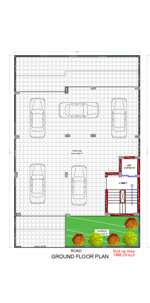 40x60 Floor Plan 