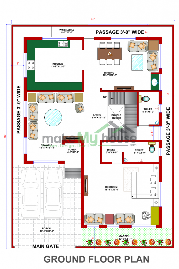 makan ka elevation design