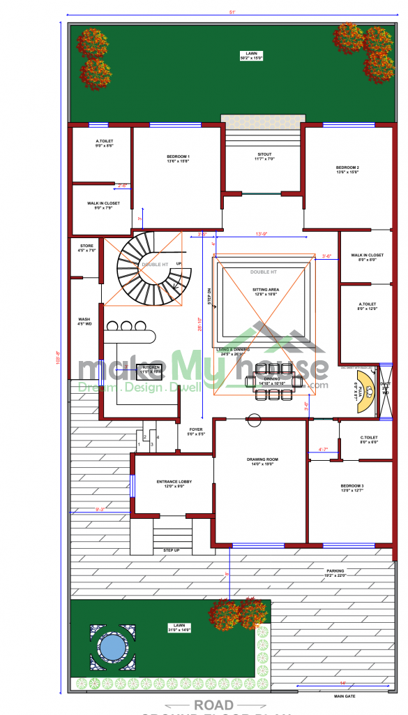 51X103 Floor Plan