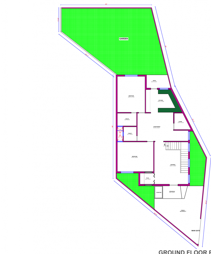 simple house floor plan