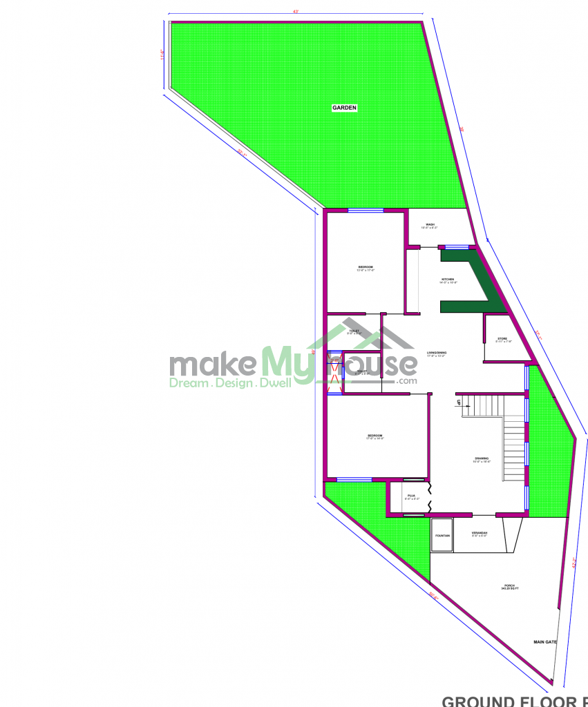 simple house floor plan