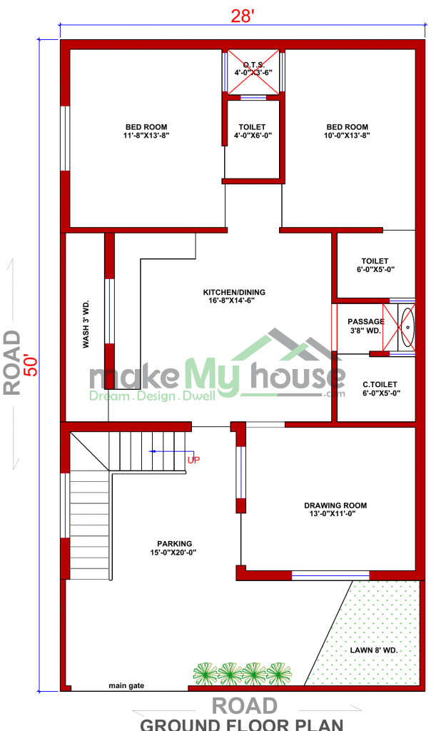 entrance elevation design