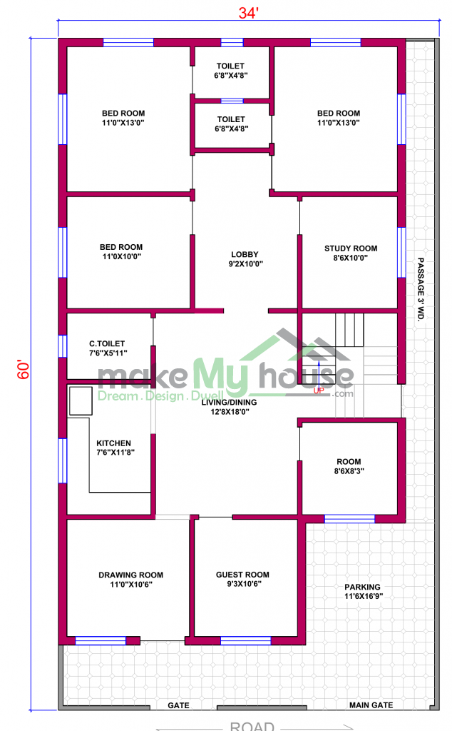 architecture drawing house plan