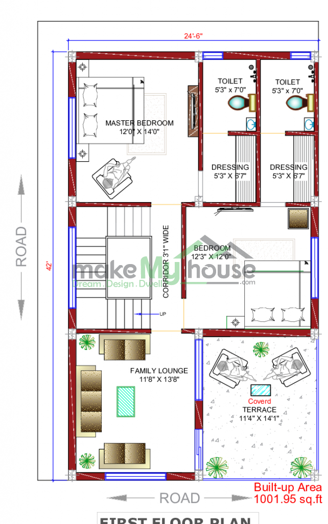 double floor house design