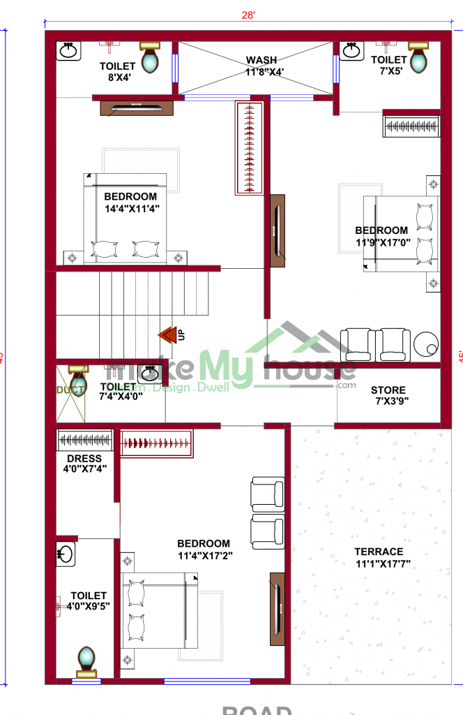 architecture drawing house plan