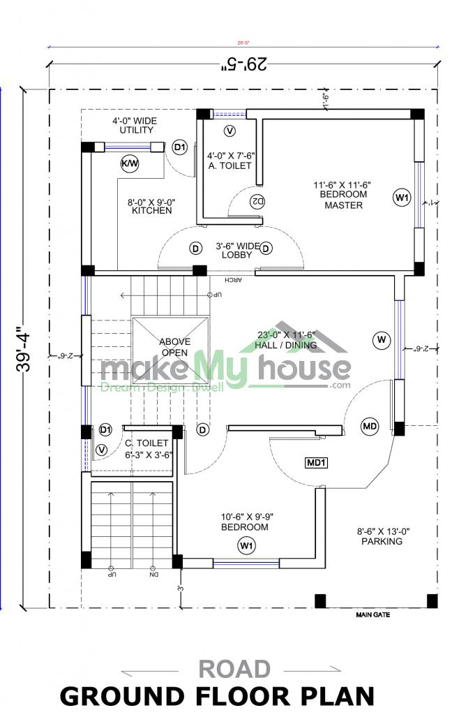 29x39 Floor Plan