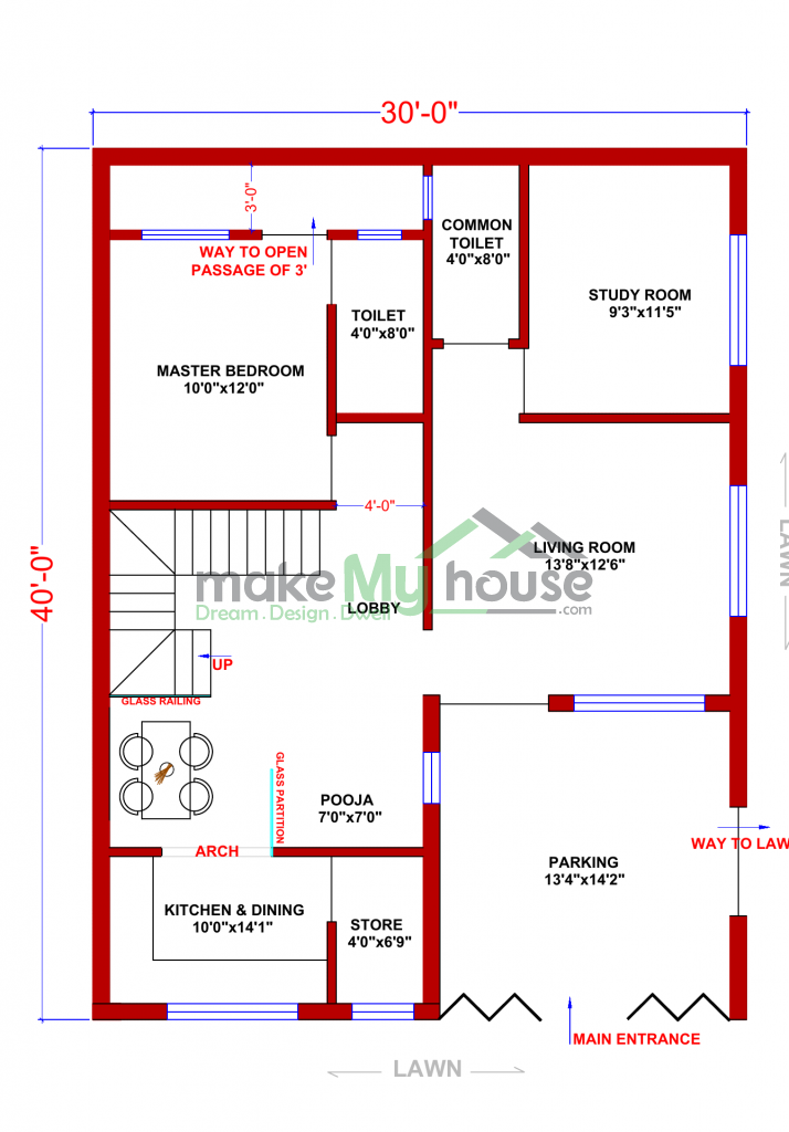 G+1 house design