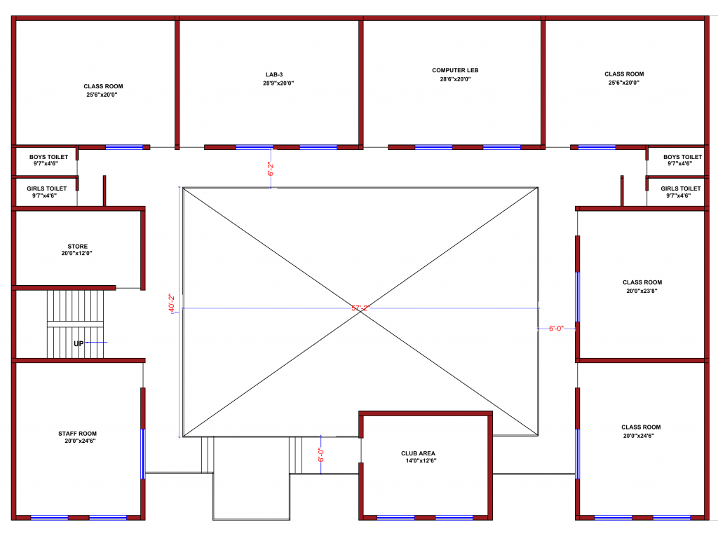 school floor plan